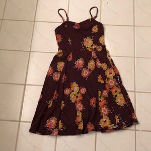 Floral Print Skater Dress